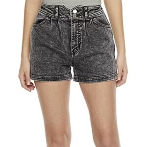 Rewind black wash denim jean shorts 11/30w